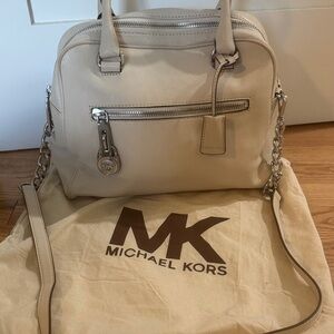 Michael Kors Cream Shoulder Bag